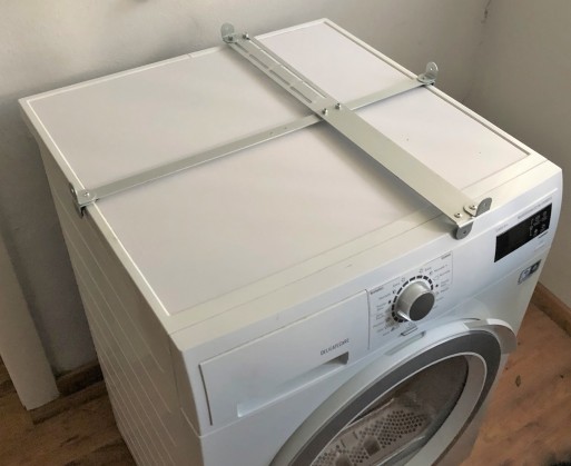 Congiunzione per asciugatrici e lavatrici universale salvaspazio