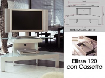 Mobile porta TV - Ellisse120/c