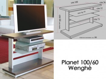 Porta tv con ruote Planet...