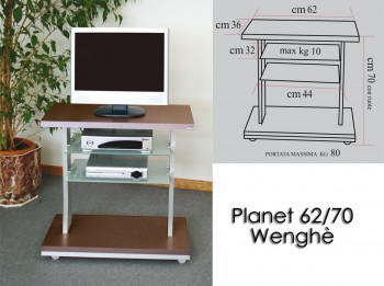 Porta tv con ruote Planet...