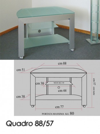 Porta tv con ruote -Q88